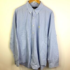 Polo Ralph Lauren Blue Striped Men's Shirt size XL